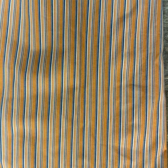Men's Orange, Blue and White Striped Chaps Button Down Shirt - Picture 2 of 3